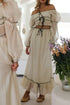 'Loomistry' Off-Shoulder Top and Skirt Set - Celes Fashion